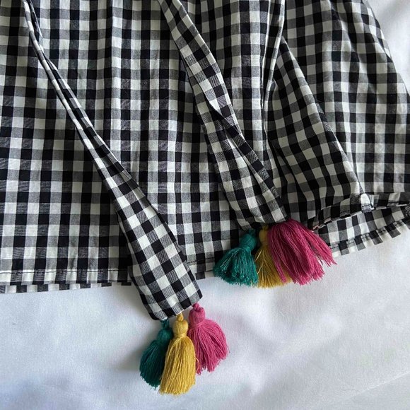 Madewell Gingham Tunic Top - Picture 2 of 4